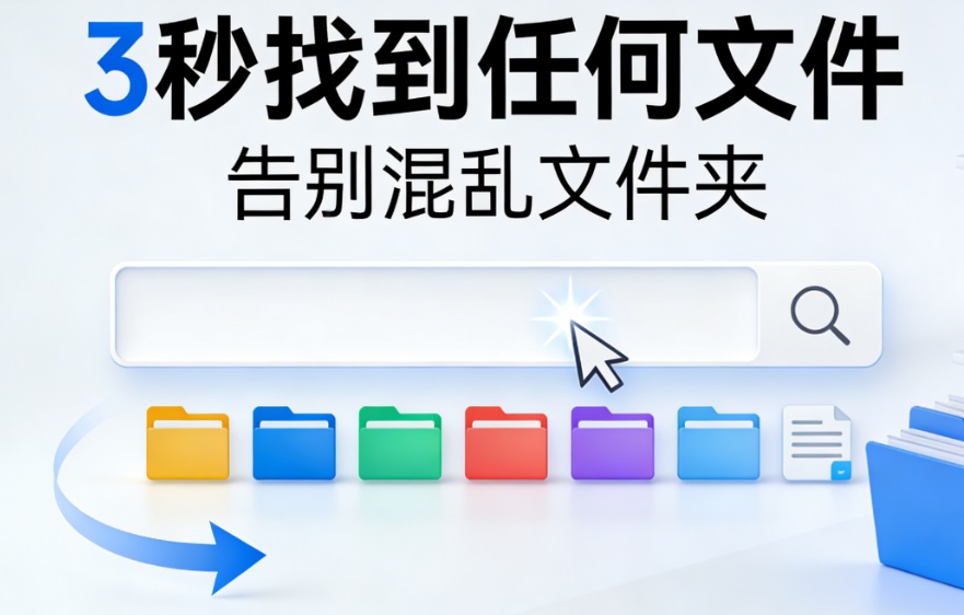 找文件神器：3秒找到任何文件，告别混乱文件夹！